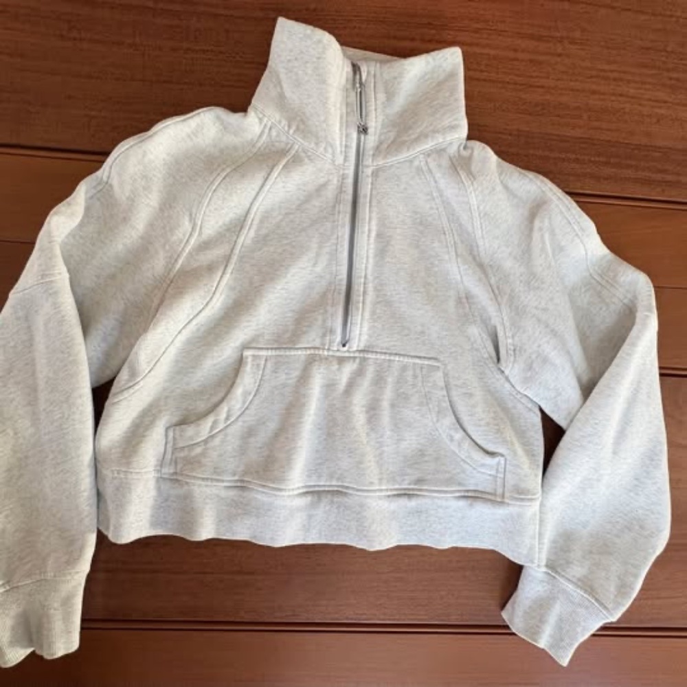 Lululemon Scuba oversized funnel neck half zip